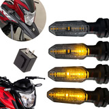 Kit Setas Led Honda Sequencial Modelo Original + Rele De Led