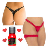 Kit Sexy Calcinhas Fio Dental Renda Borboleta Persex Gel