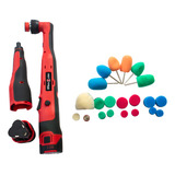 Kit Sgt 8103 Com Mini Politriz E Nano Politriz Boinas Cor Vermelho E Preto 110v 220v