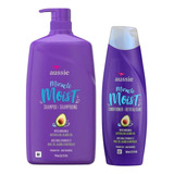 Kit Shampoo Aussie Moist 778ml Condicionador 360ml Abacate