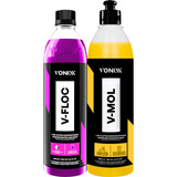 Kit Shampoo Automotivo Esfregação Neutro V floc V mol Vonixx