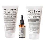 Kit Shampoo Balm E Óleo Para Barba White Barba Urbana