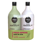 Kit Shampoo Cond Sos Hidratação Azeite Oliva Salon Line 1l