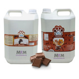 Kit Shampoo Condicionador E Máscara Pet De Chocolate 5l