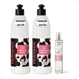 Kit Shampoo Condicionador Melancia 500ml E Colônia Joy 50ml