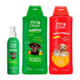 Kit Shampoo Condicionador Perfume Cães Adultos E Filhote