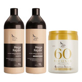 Kit Shampoo Condicionador Zap Mega Repair Mascara Hidratação