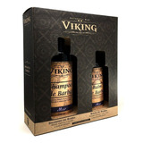 Kit Shampoo E Balm Para Barba Mar Viking