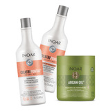 Kit Shampoo E Cond. Cicatripontas 1l + Máscara Argan - Inoar