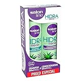Kit Shampoo E Condicionador Hidra Babosa, 300ml, Salon Line, Salon Line, Branco, 300ml