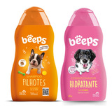 Kit Shampoo E Condicionador Para Filhotes Beeps Pet Society Fragrância Suave