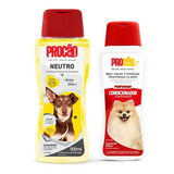 Kit Shampoo E Condicionador Pet Cães Filhotes Lulu Pomerania