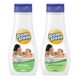Kit Shampoo E Condicionador Pom Pom 200ml Camomila Bebe