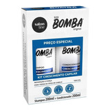 Kit Shampoo E Condicionador S o s Bomba Original Salon Line 200ml