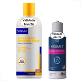 Kit Shampoo Hexadene Spherulites 500ml Hidrapet Creme 100g