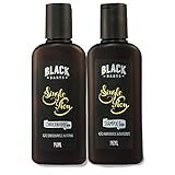 Kit Shampoo Para Barba Condicionador Para Barba Black Barts Single Ron