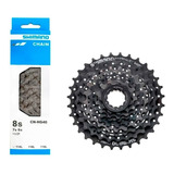 Kit Shimano Cassete E Corrente De 8 Velocidades Hg40 Hg 31 8