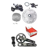 Kit Shimano Deore 12v M6100 Ms Cassete 10x51t Pedivela Abs