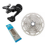 Kit Shimano Deore M4100 10v Câmbio Cassete 11 46d Corrente