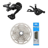Kit Shimano Deore M4100 10v Câmbio Cassete Corrente Trocador