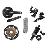 Kit Shimano Tourney Relação Transmissão Completa Bike 21v