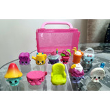 Kit Shopkins Com 11 Mais Maleta Com Raro Ótimo Estado