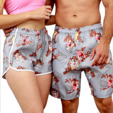 Kit Short Casal Praia