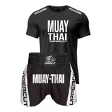 Kit Short Muay Thai E Camiseta Uppercut