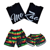Kit Shorts Casal Camiseta