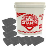Kit Silicone Gel Automotivo 3kg Gitanes 8 Esponjas Aplicação