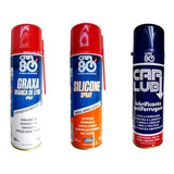 Kit Silicone Spray Lubrificante Car80