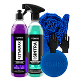 Kit Sintra Fast Limpador Apc Plásticos Restaurax Vonixx