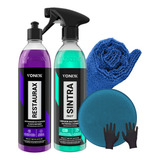 Kit Sintra Fast Limpador Apc Plásticos Restaurax Vonixx