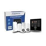 Kit Sistema De Alarme Residencial Inteligente Wi Fi Novadigital Atm 100 Com Tela Touchscreen Painel Interativo Compatível Com Tuya Smart Life E Alexa
