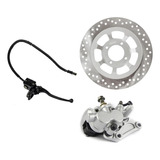 Kit Sistema De Freio Pinça Burrinho Flexível Disco Ybr 125