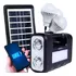 Kit Sistema De Luz Solar Bateria Carregador 3 Lâmpada Led