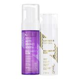 Kit Skelt Água Autobronzeadora Dark Iluminador Corporal
