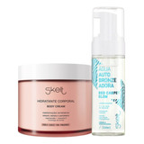 Kit Skelt Creme Hidratante Amalfi Sunset E Água Autobronzead