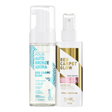 Kit Skelt Red Carpet Glow Água Autobronzeadora   Removedor