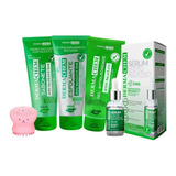 Kit Skin Care Limpeza Pele Oleosa Sérum Secativo Acne Brin