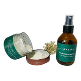 Kit Skin Care Peeling Argila Branca E Água Hidratante