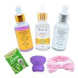 Kit Skincare Hidratação Cuidado Facial Esponja Limpeza