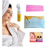 Kit Skincare Limpeza Facial 1mousse 1lenço 1faixa 4esponja