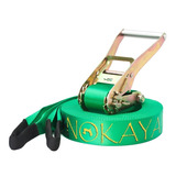 Kit Slackline Simples 10m Profissional Nokaya Slackline