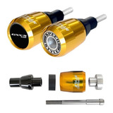 Kit Slider Dianteiro Traseiro Suzuki Gsxs750 Gsx s750 Dourad