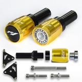 Kit Slider Dianteiro Traseiro Yamaha R1 2007 08 Ouro