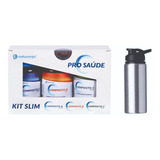 Kit Slim Natucorps Pro Saúde Garrafa Squeeze Alumínio