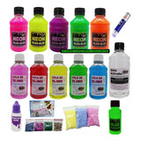 Kit Slime Colas Neon Flosforecentes Promoção