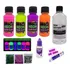 Kit Slime Com Colas Neon Flosforecentes   Lanterna Luz Negra