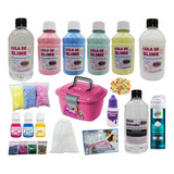 Kit Slime Especial Natal Com Mini Maleta Desativador Espuma